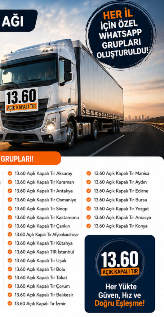 Türkiye’de nakliye için kurulan tüm Whatsapp grupları yine herisburda olarak oluşturuldu